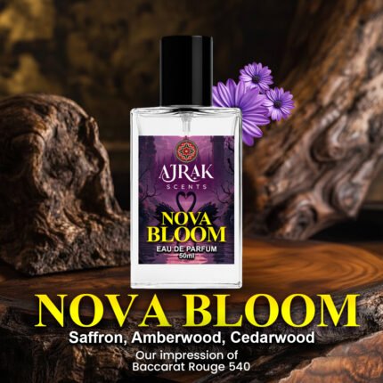 Nova Bloom – for men and women  Perfume Inspired by Baccarat Rouge 540 | AjrakScents